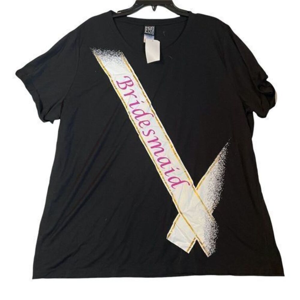 Modern Lux T-Shirt Womens Size 3X Black Bridesmaid Graphic Bachlorette Party